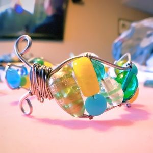 Handmade/Custom Beaded Wired Bracelet
